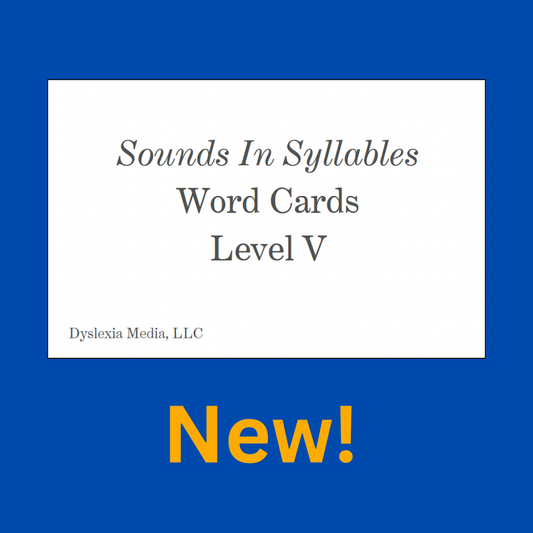 Level V Word Cards - NEW ITEM!