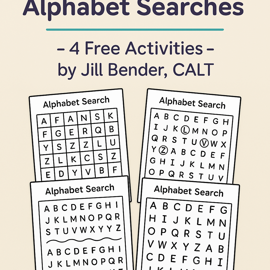 Alphabet Searches – 4 Free Activities