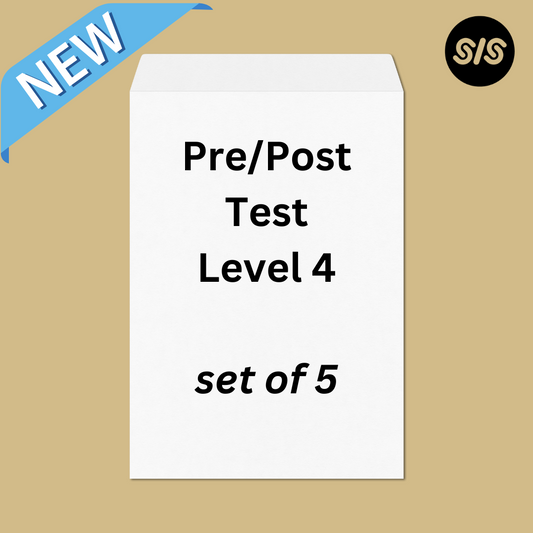 image of pre/post level 4 envelope