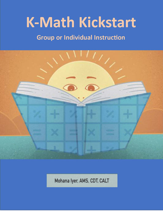Image of K-Math Kickstart Individual or Group Math Instruction book