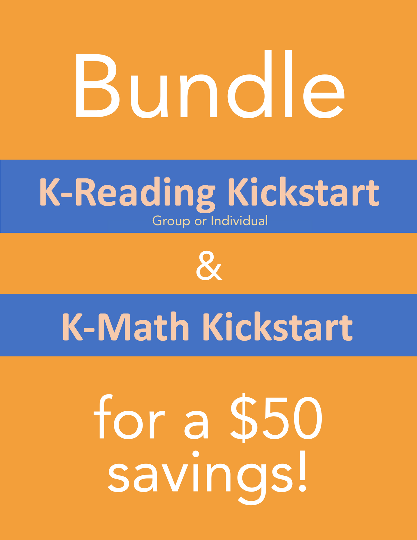 K-Reading and Math Bundle