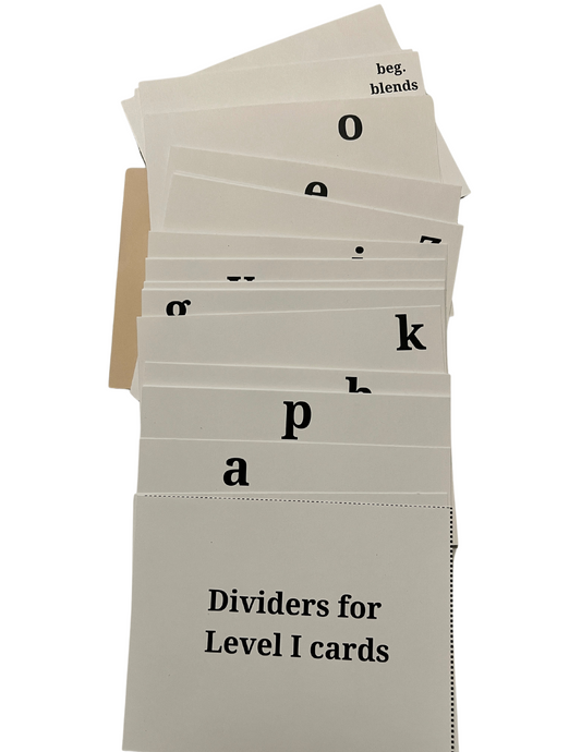 Image of dividers for Level 1 cards