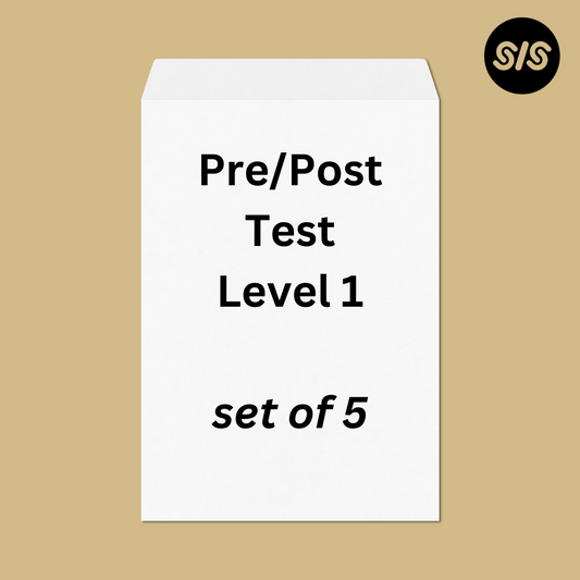 SIS L1 pre/post test