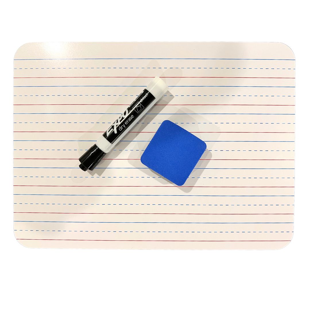 image of white board marker & eraser