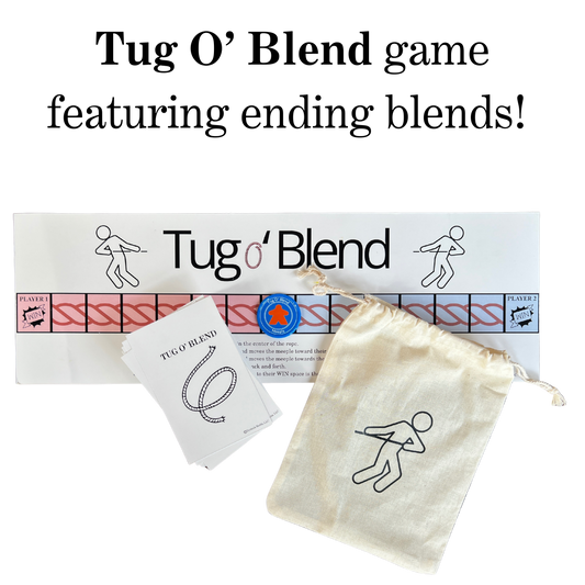 New! Tug o' Blend Game featuring ending blends