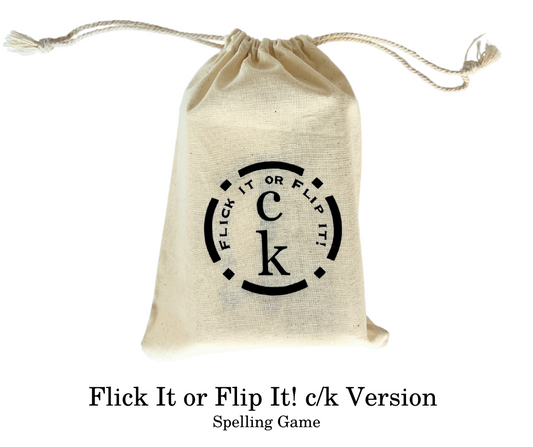 NEW! Flick It or Flip It! k/c Version: Spelling Game