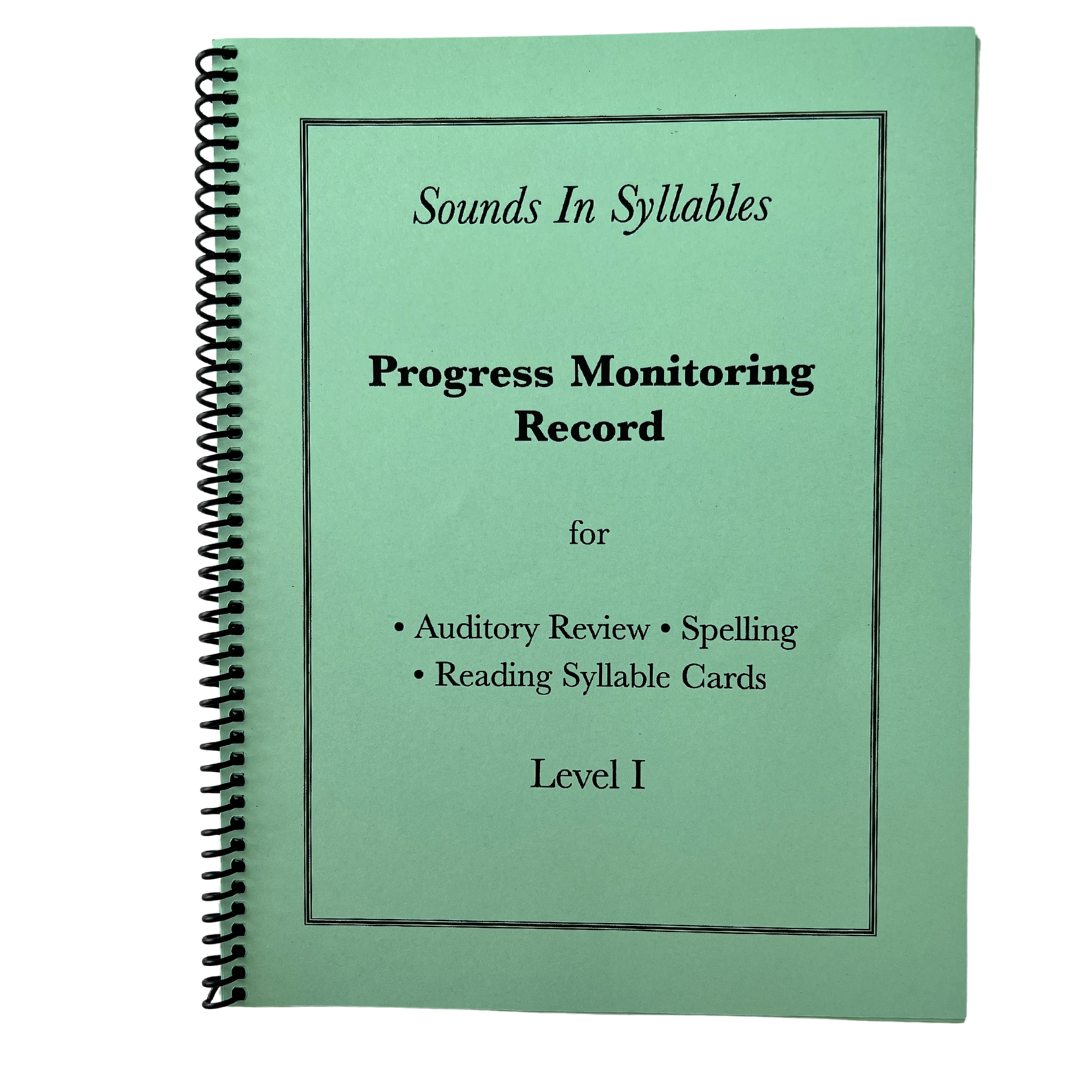 picture of  Level 1 progress monitoring book