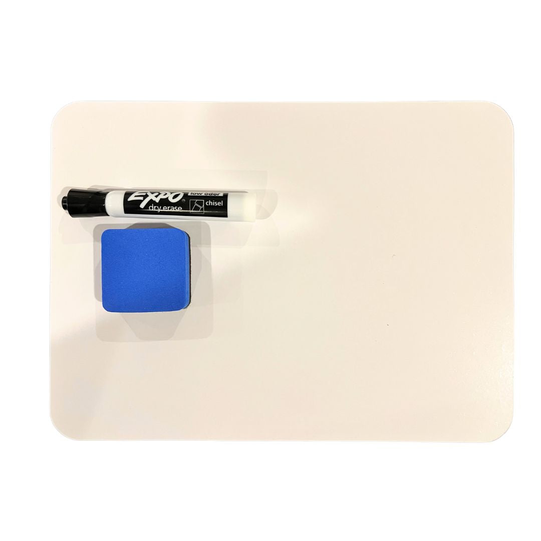 image of blank side of white board