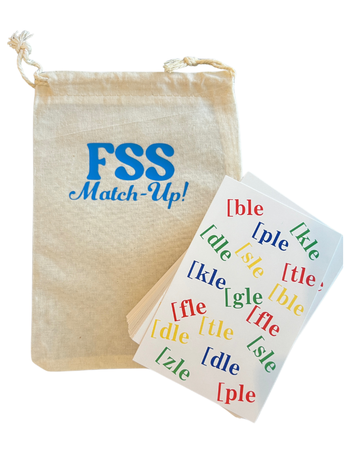 FSS bag and back of card deck