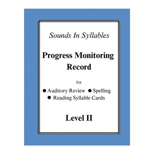 Level 2 Progress Monitoring Record Book