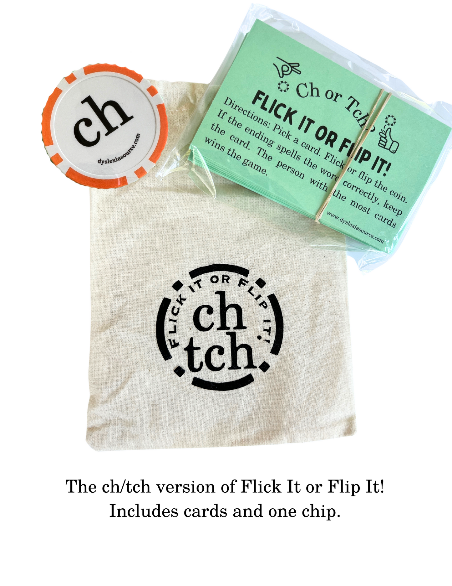 Flick It or Flip It! ch/tch Spelling Game