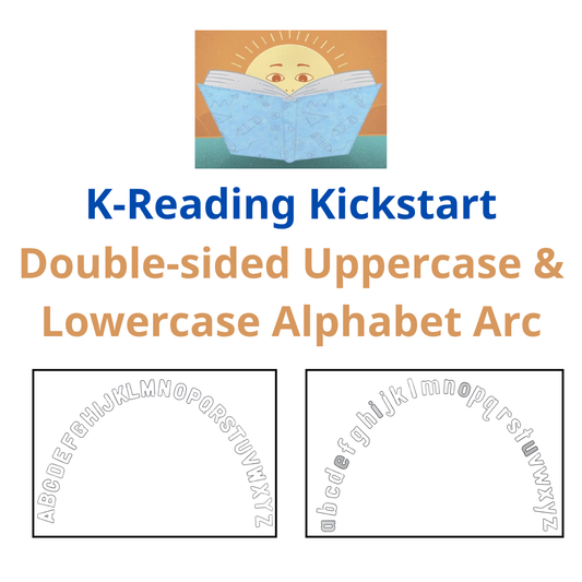 Upper and Lower case alphabet arc for K-Reading Kickstart