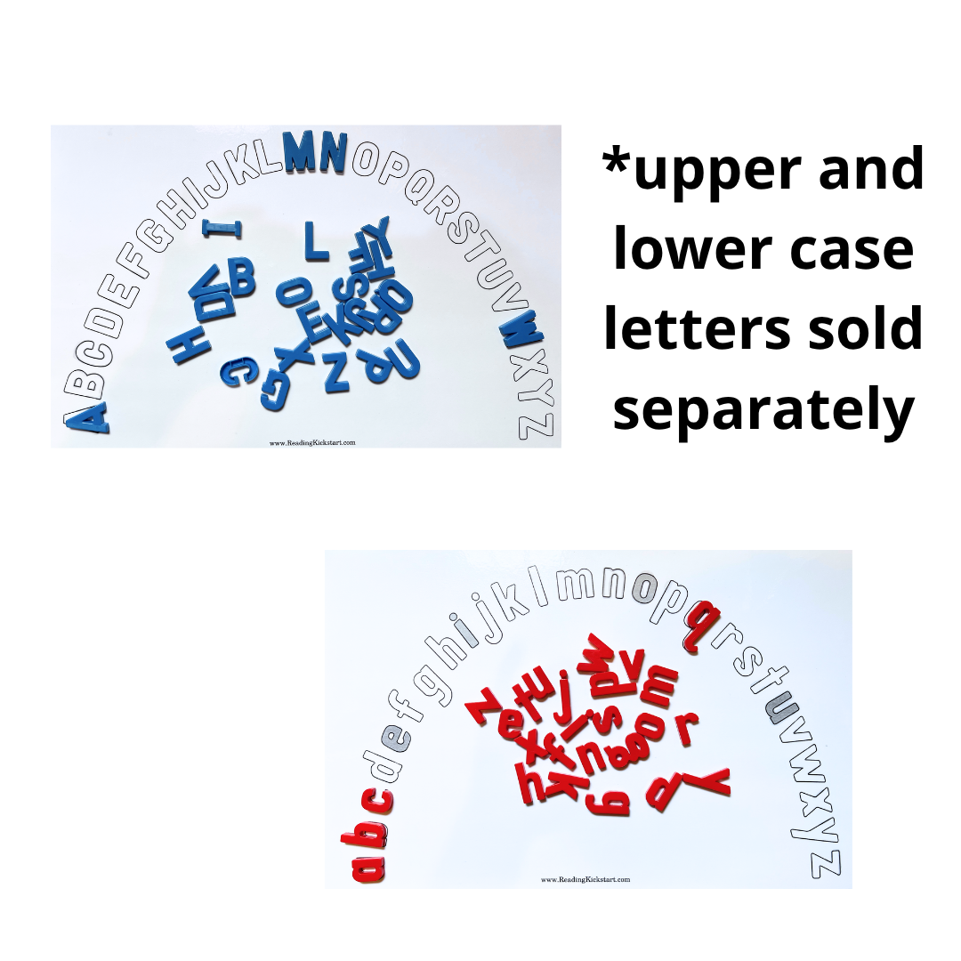Upper and Lower case alphabet arc for K-Reading Kickstart