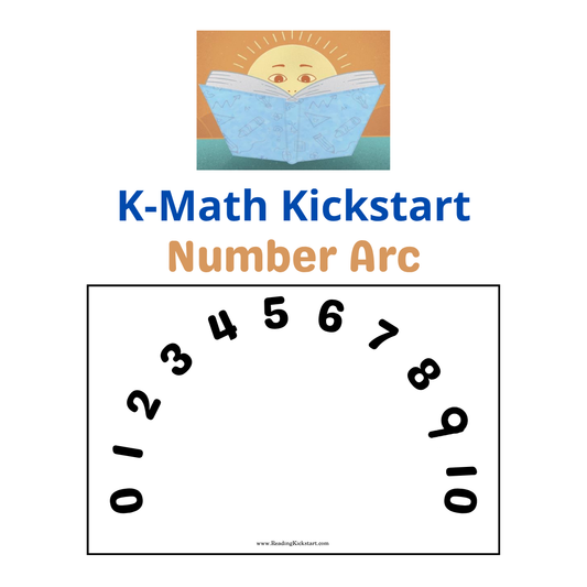 Number Arc for K-Math Kickstart