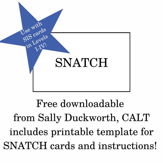 FREE downloadable SNATCH card template!