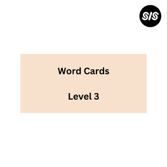 level 3 word cards