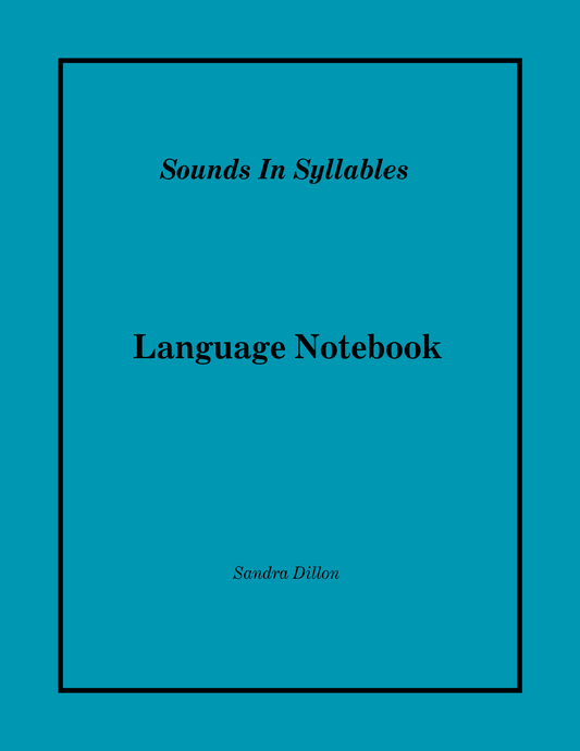 cover of SIS language notebook