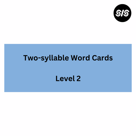 SIS L2 blue 2syl cards